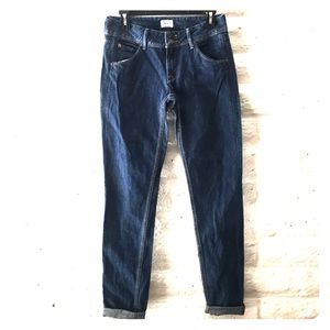 Hudson Collin skinny dark rinse denim jeans
